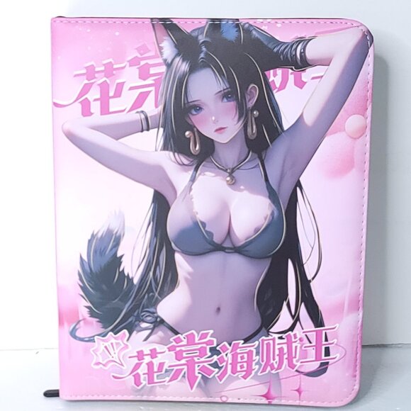 Boa Hancock Neko Card Binder 3-Ring Anime Waifu Double Sided Redemption Folder - Picture 1 of 6